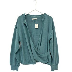 We The Free Anyway Tee Deep Teal SIze Small NWT